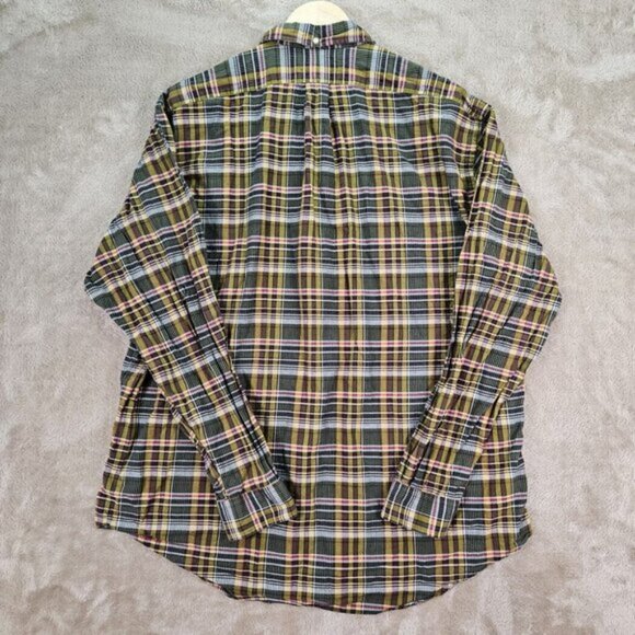 Ralph Lauren Classic Fit Plaid Shirt Multicolor Long Sleeve Button-Down Mens XL - Picture 3 of 10